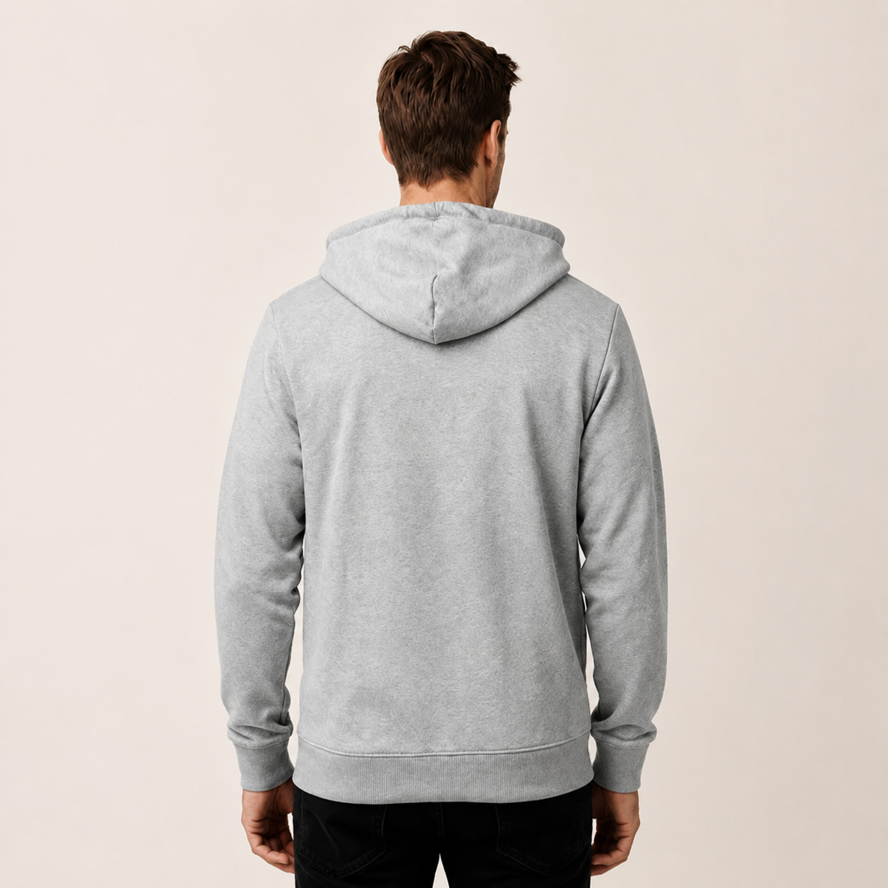 Infrared Heated Zipper Hoodie – Men's Gray