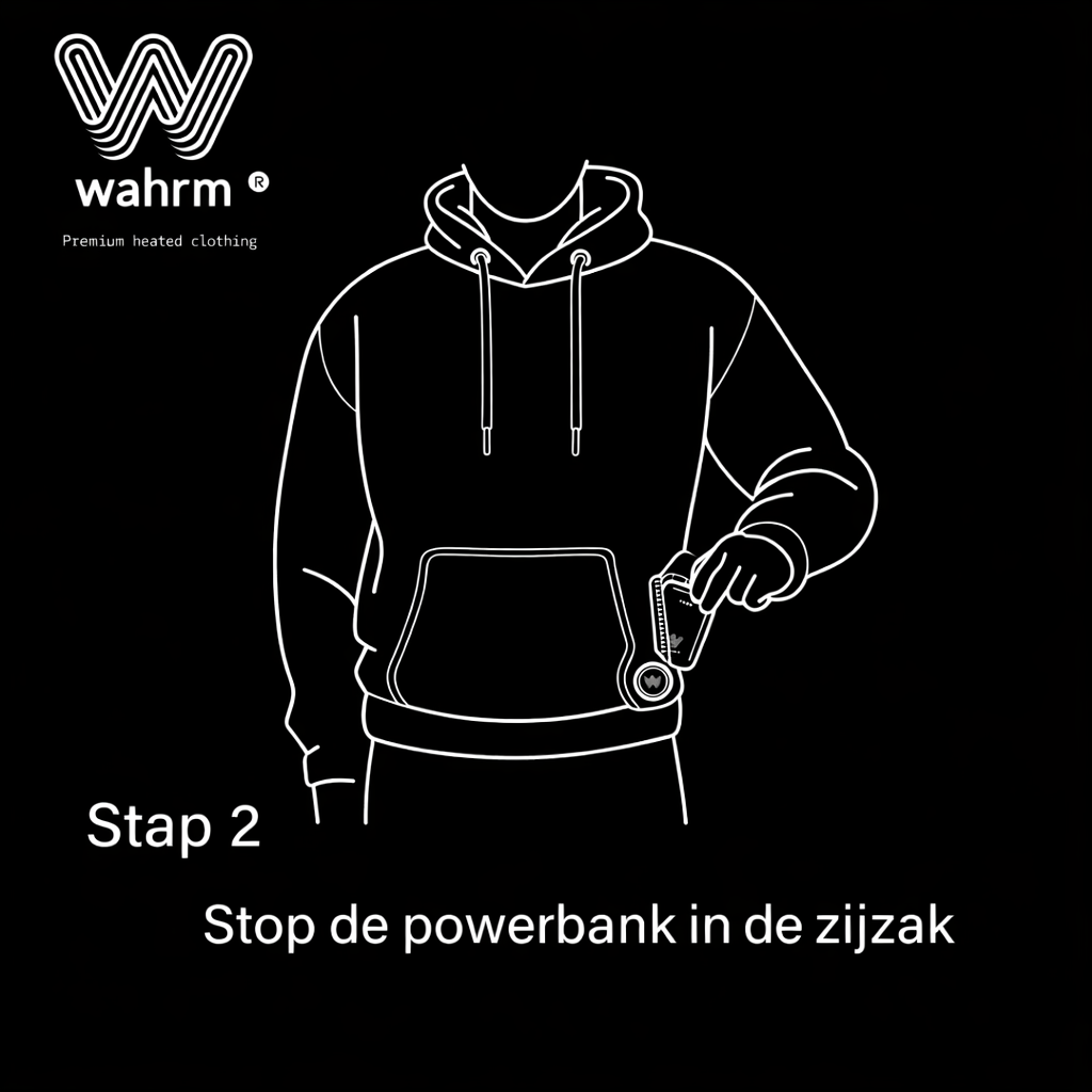 Infrarood Verwarmde Zipper Hoodie – Vrouwen