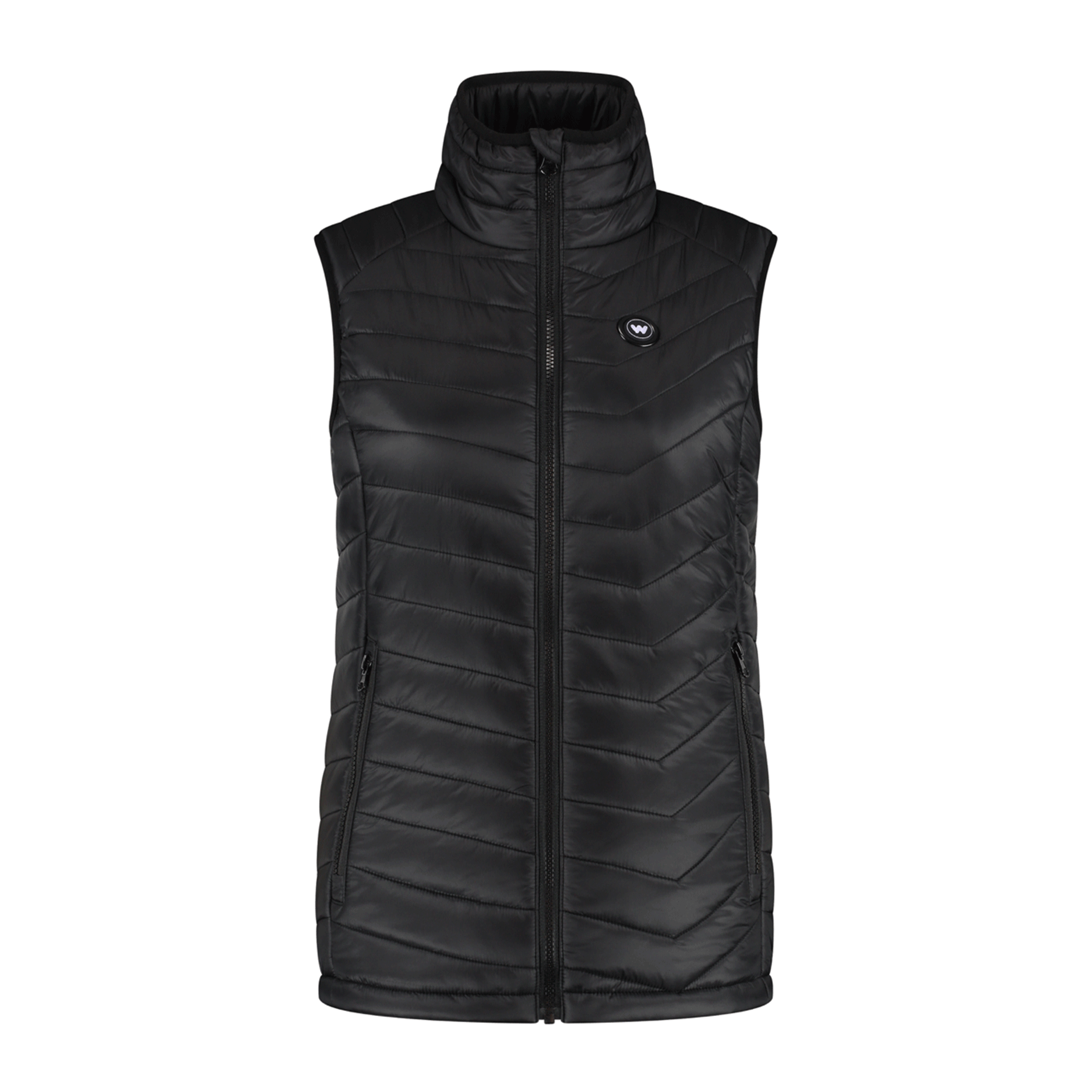 Infrarood verwarmde Bodywarmer Vrouwen - Zwart