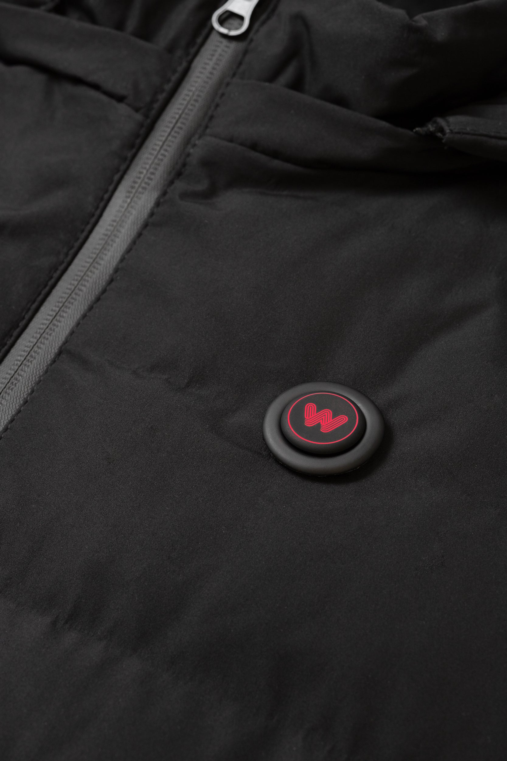 Infrarood verwarmde Bodywarmer met Capuchon Vrouwen Zwart