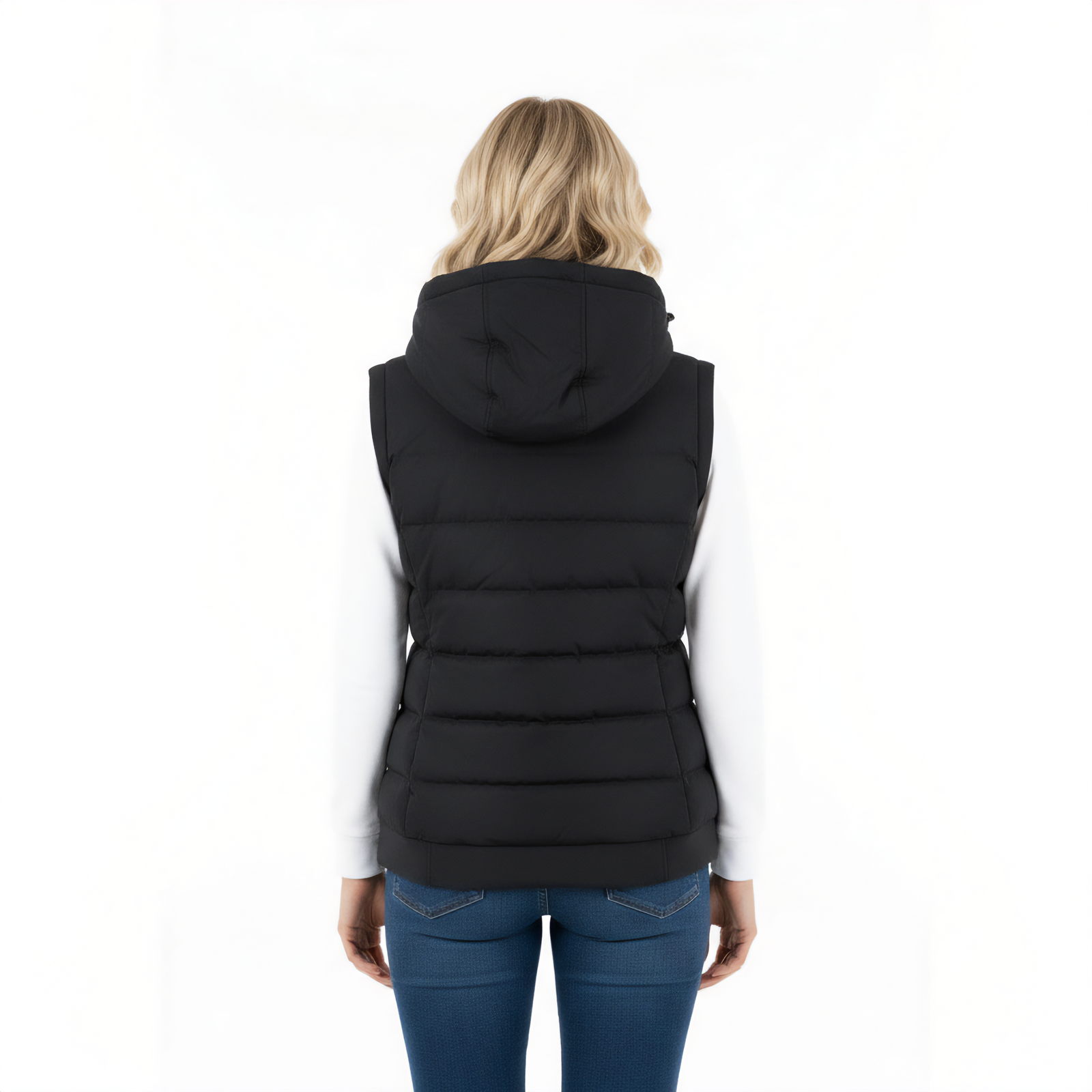 Verwarmde Bodywarmer met Capuchon - Vrouwen