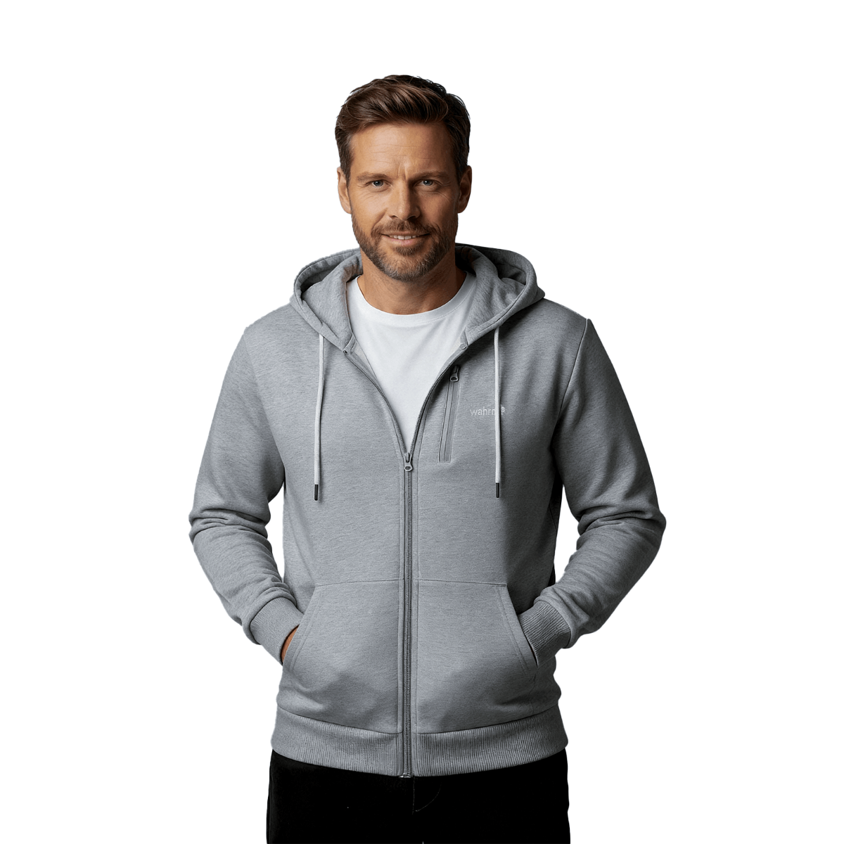 Infrarood Verwarmde Zipper Hoodie – Heren