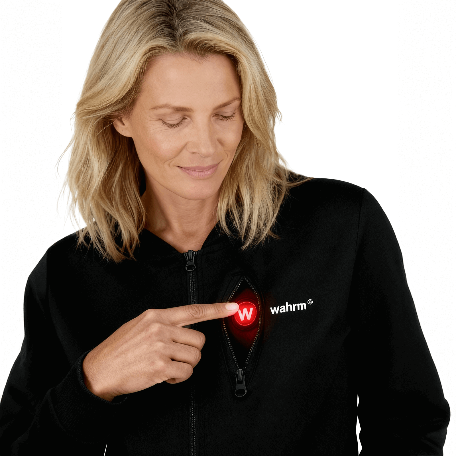 Infrarood Verwarmde Zipper Hoodie – Vrouwen