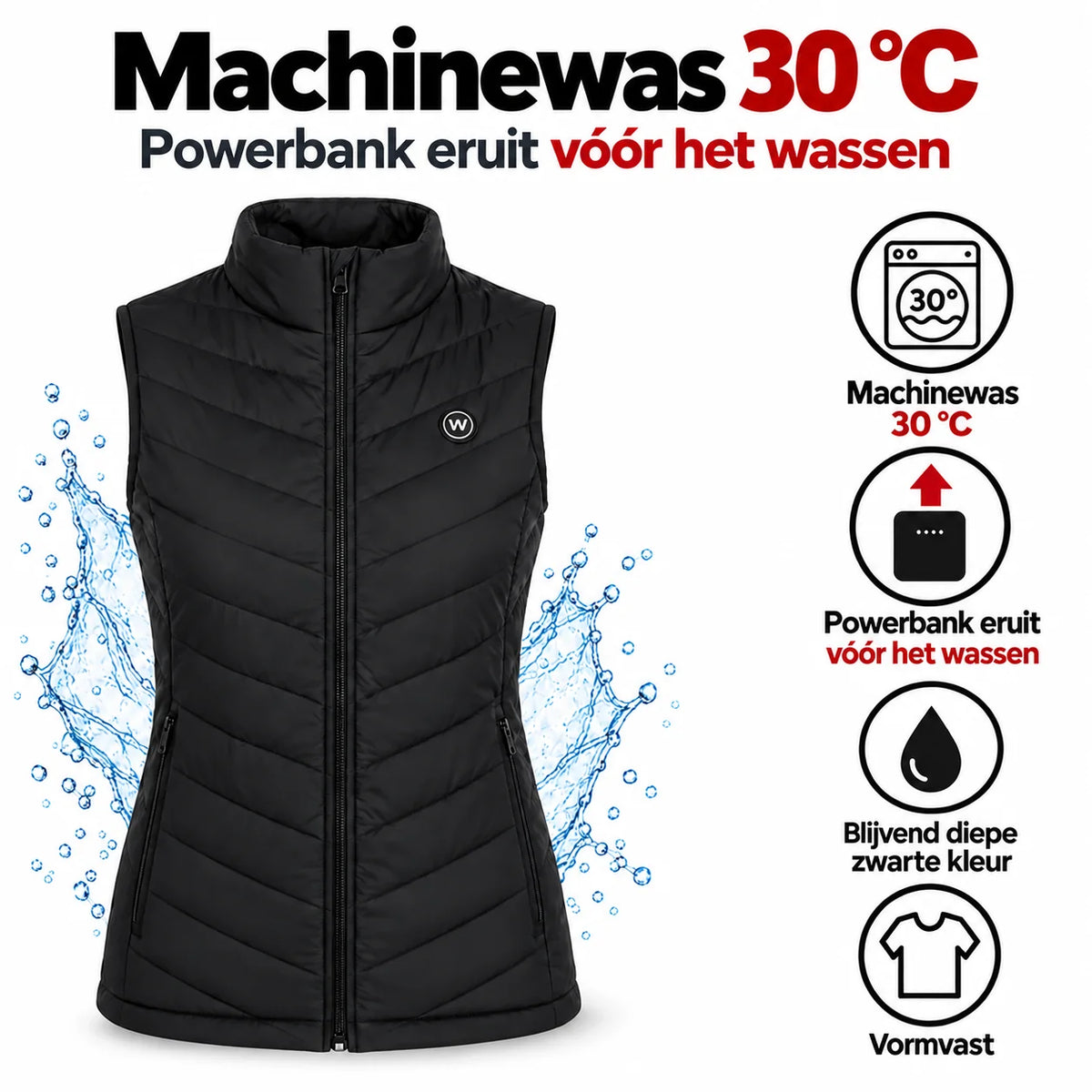 Infrarood Verwarmde Bodywarmer - Vrouwen