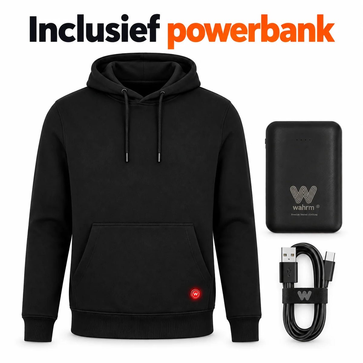 Infrarood Verwarmde Hoodie - Heren
