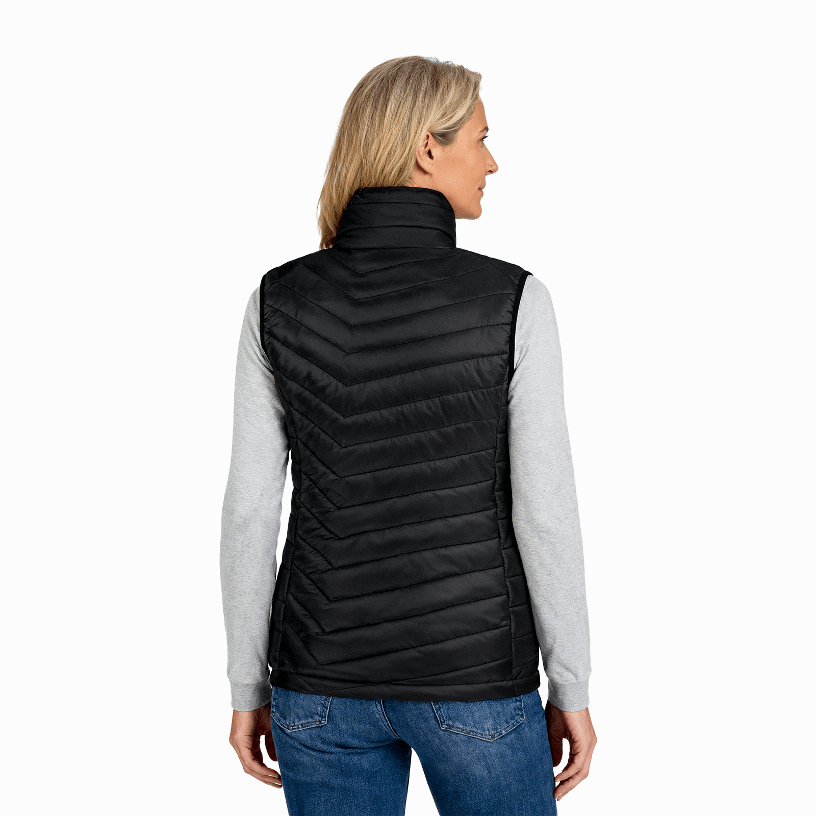 Infrarood verwarmde Bodywarmer Vrouwen - Zwart