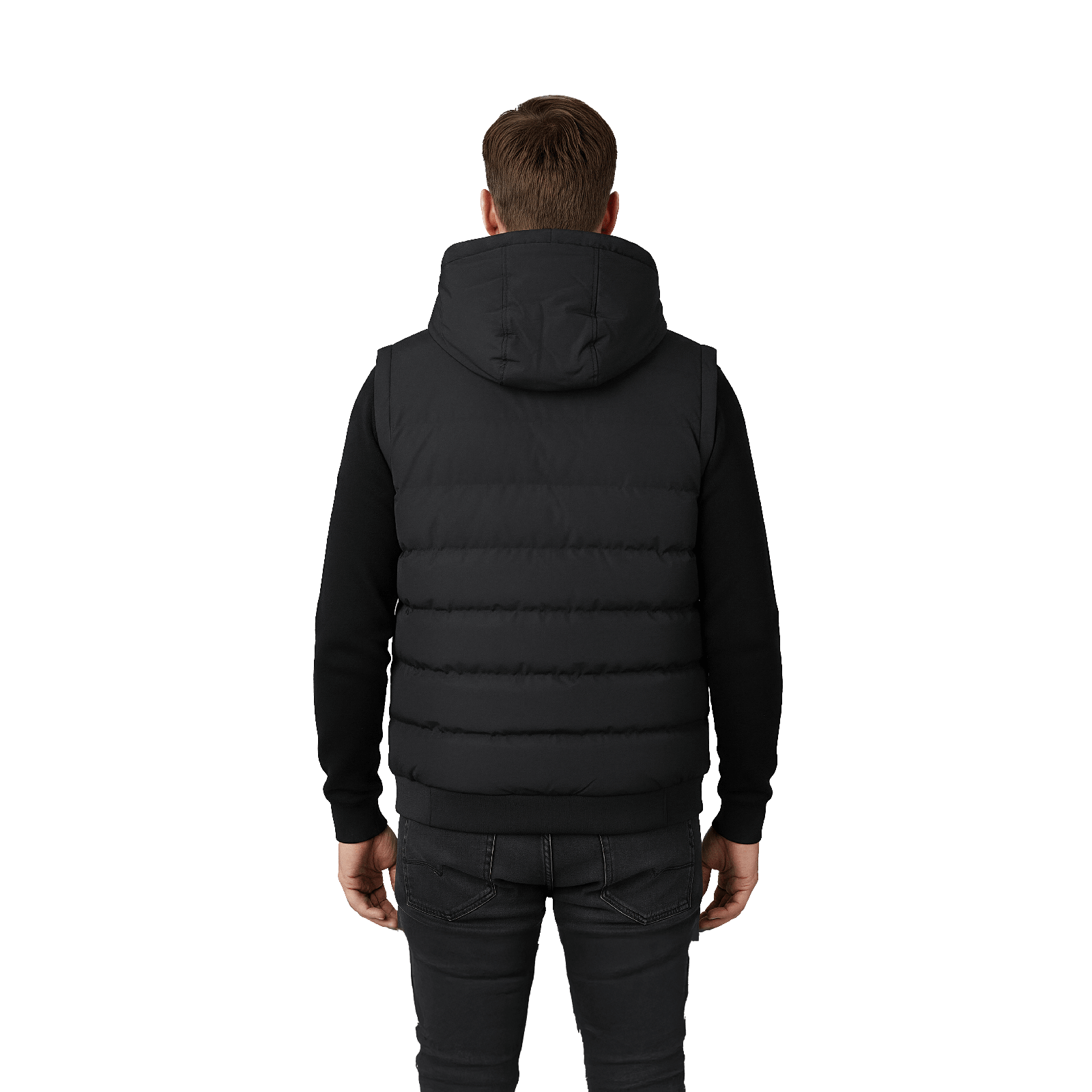 Infrarood Verwarmde Bodywarmer met Capuchon – Heren