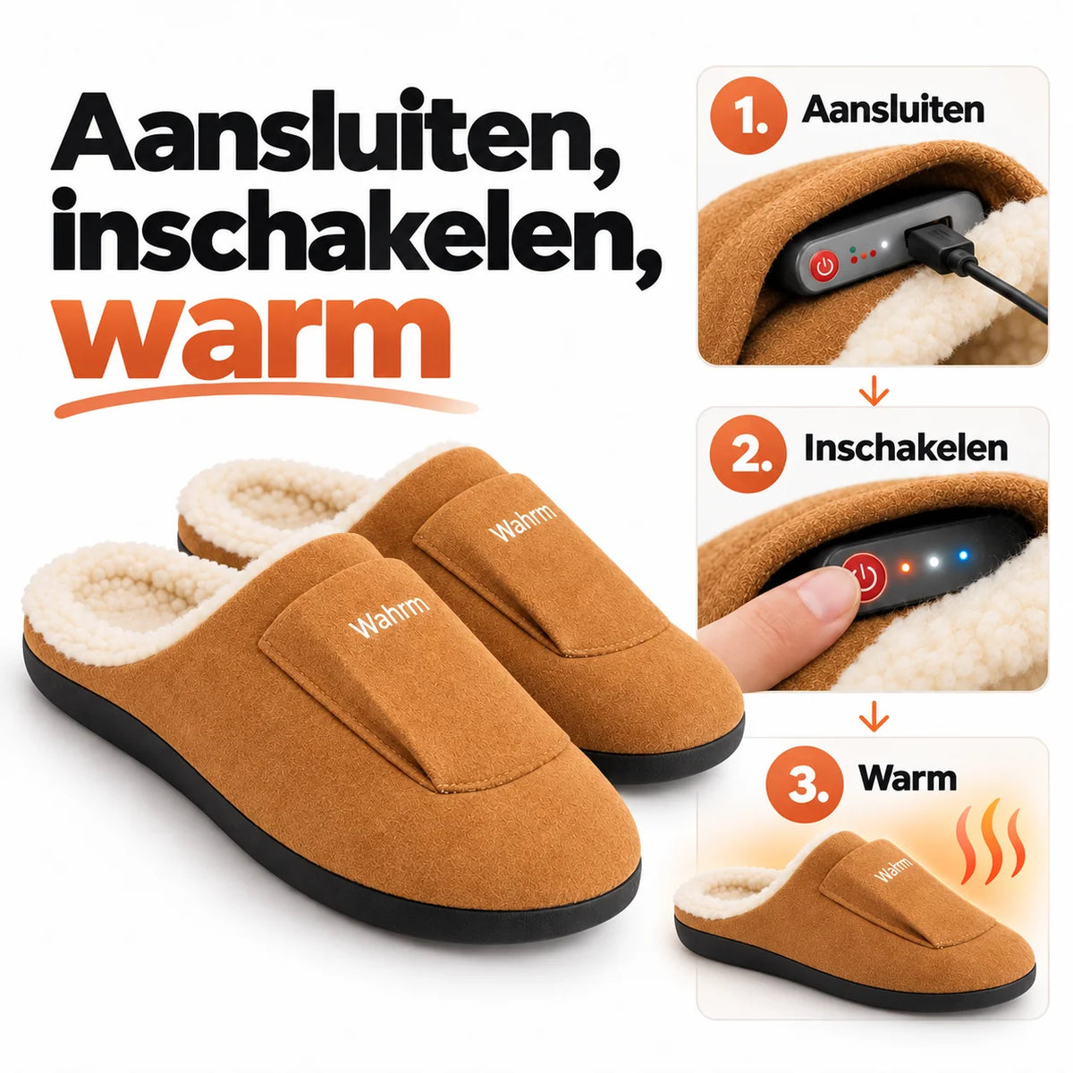 Verwarmde Sloffen Wahrmsteps