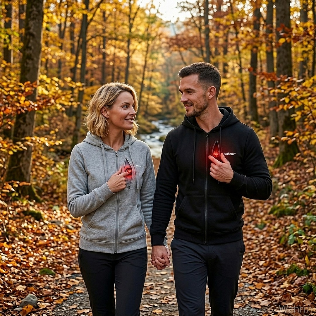 Infrarood Verwarmde Zipper Hoodie – Vrouwen