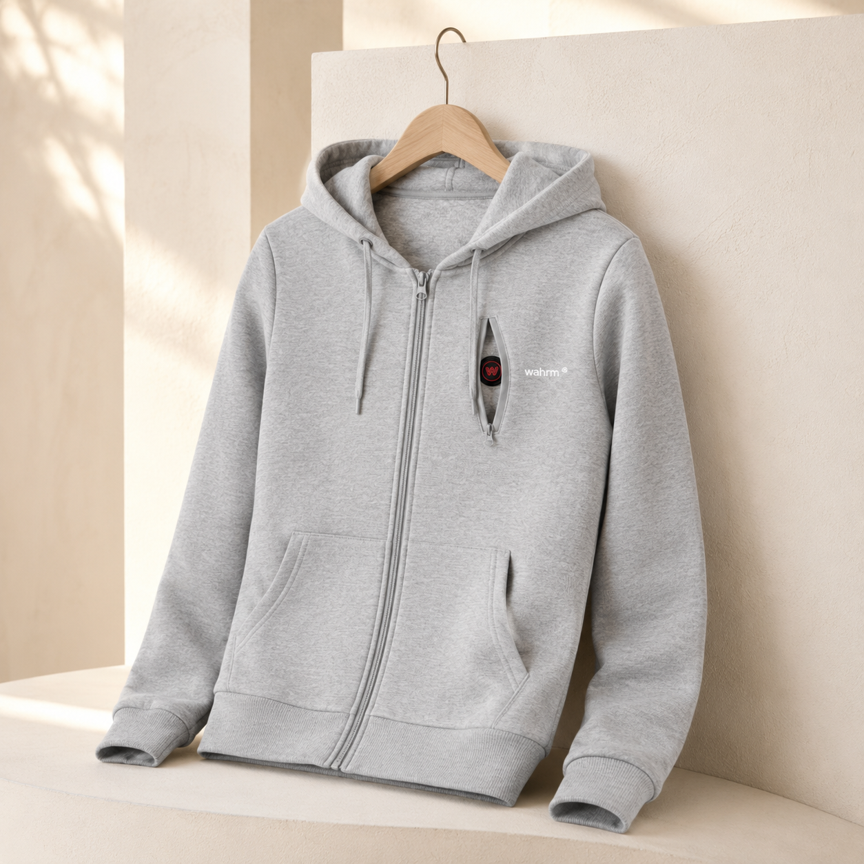 Infrarood Verwarmde Zipper Hoodie – Vrouwen