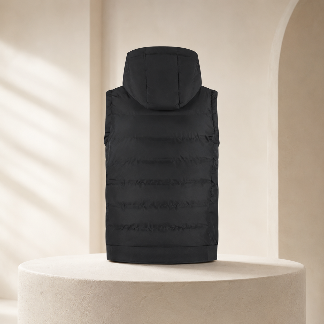 Verwarmde Bodywarmer met Capuchon - Vrouwen