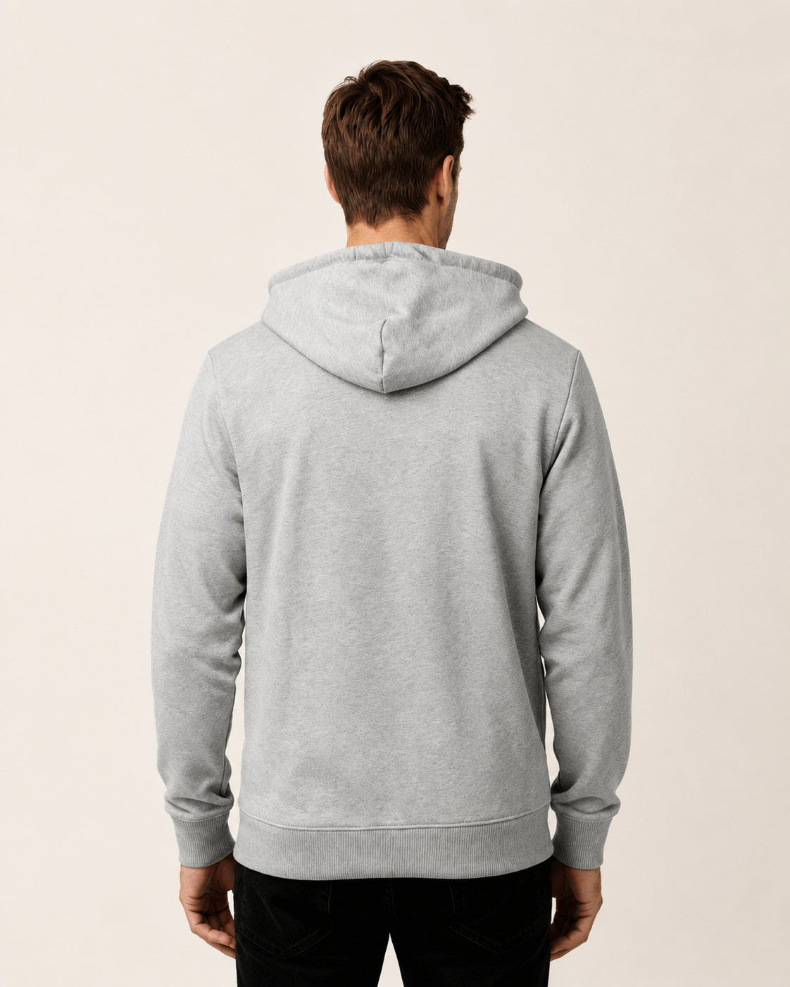 Infrarood Verwarmde Zipper Hoodie – Heren Gray