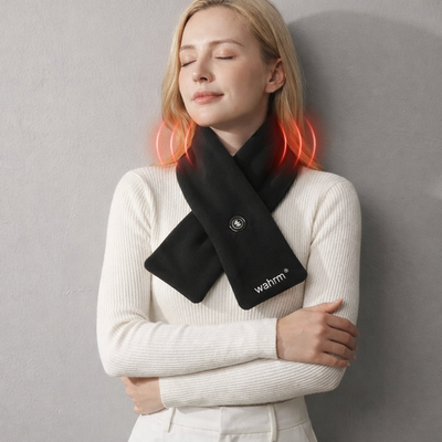 Oplaadbare verwarmende shawl - 3 standen - Zwart