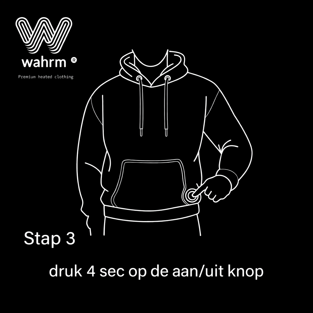 Infrarood Verwarmde Hoodie - Heren