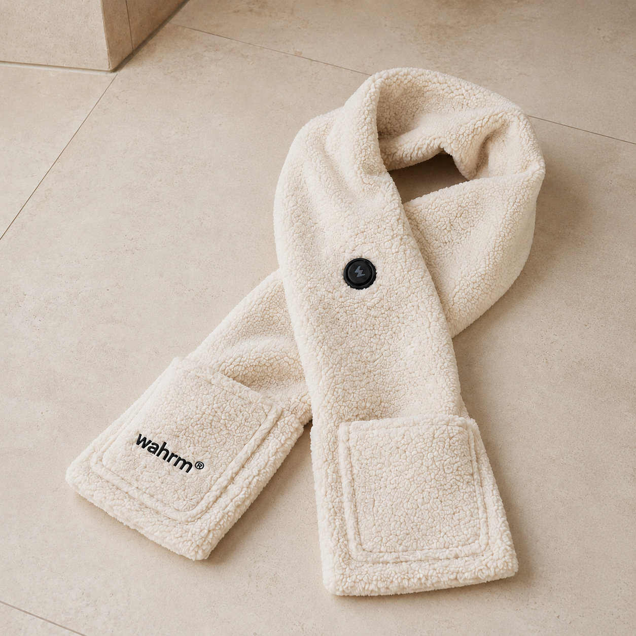 Handwarmer-shawl -infrarood-verwarmend -off white (Copy)