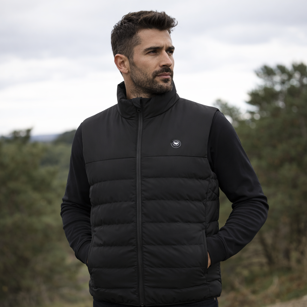 Infrarood Verwarmde Bodywarmer- Heren