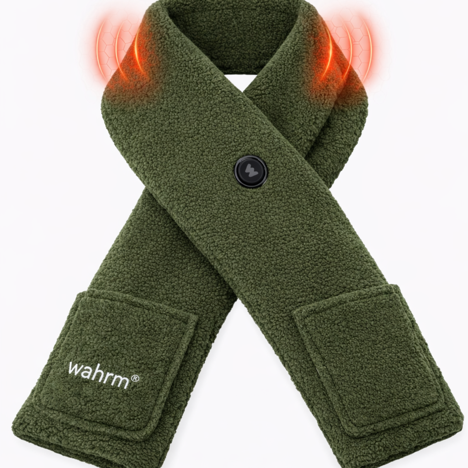 Handwarmer-shawl -infrarood-verwarmend -green
