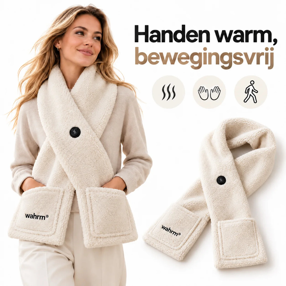 Handwarmer-shawl -infrarood-verwarmend