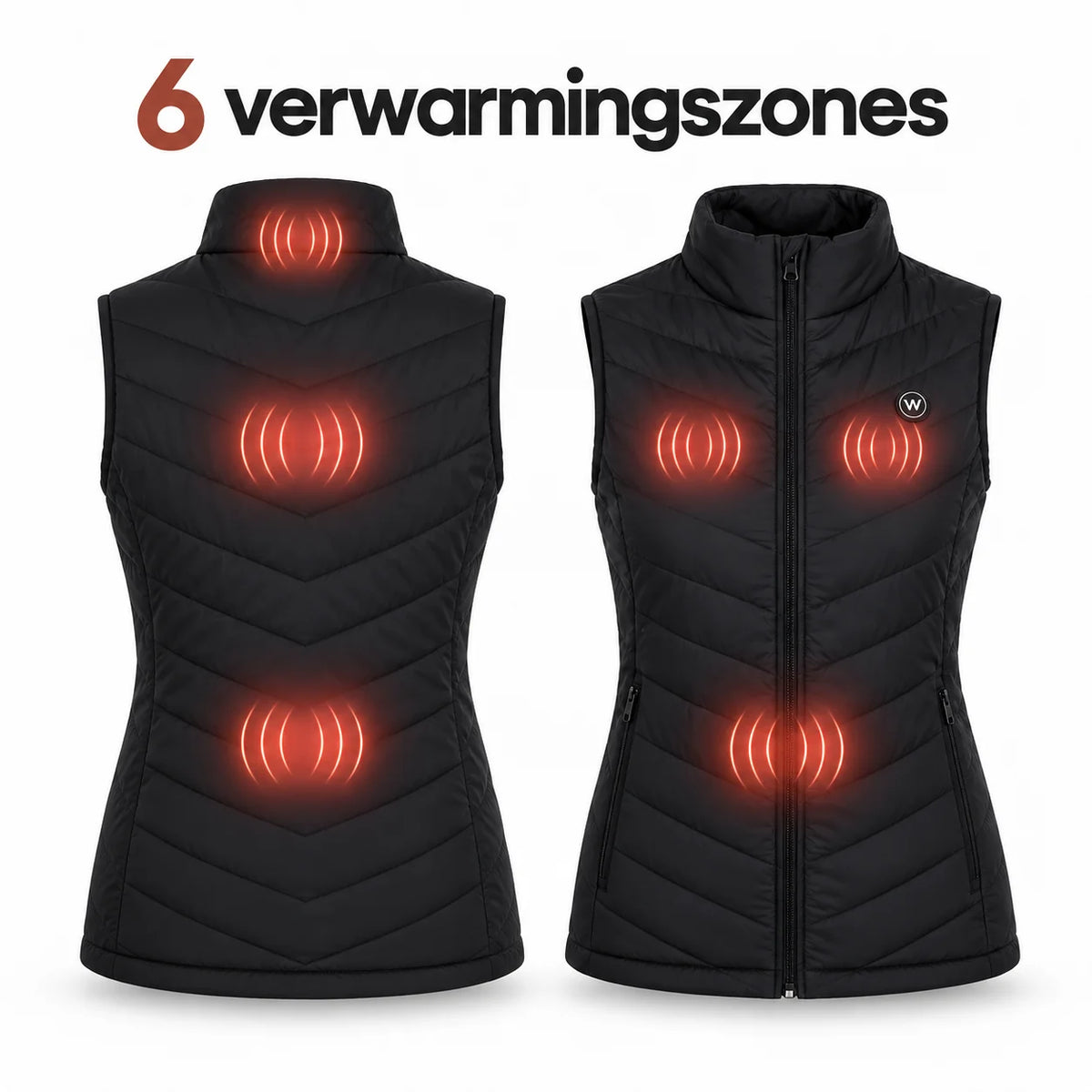 Infrarood Verwarmde Bodywarmer - Vrouwen