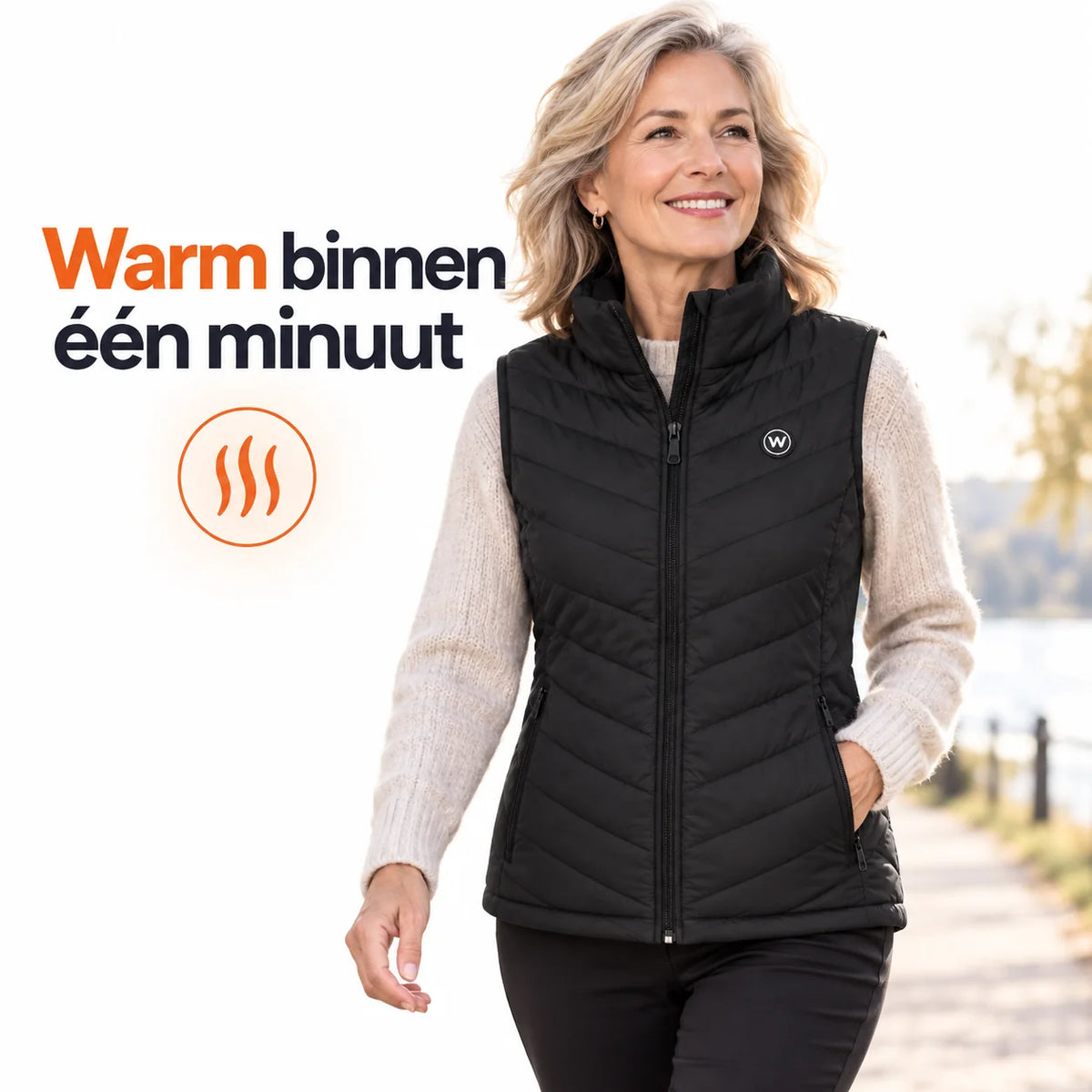 Infrarood Verwarmde Bodywarmer - Vrouwen