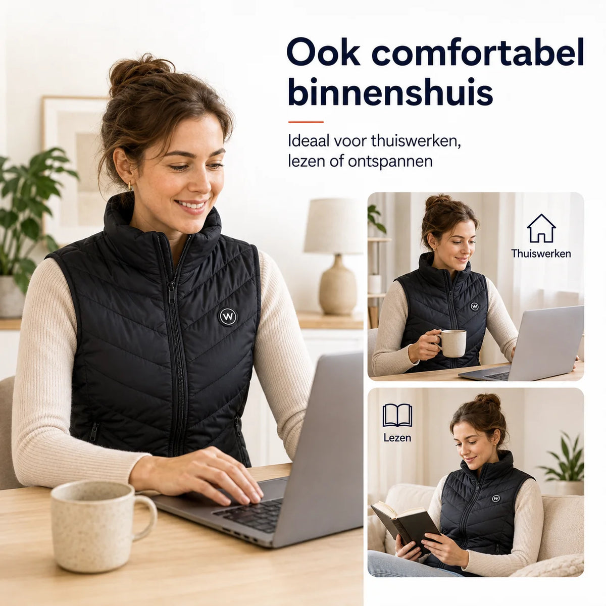 Infrarood Verwarmde Bodywarmer - Vrouwen
