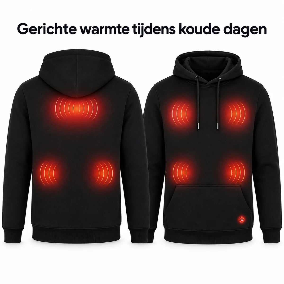Infrarood Verwarmde Hoodie - Heren