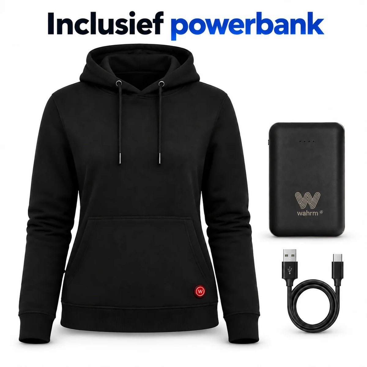 Infrarood Verwarmde Hoodie - Vrouwen