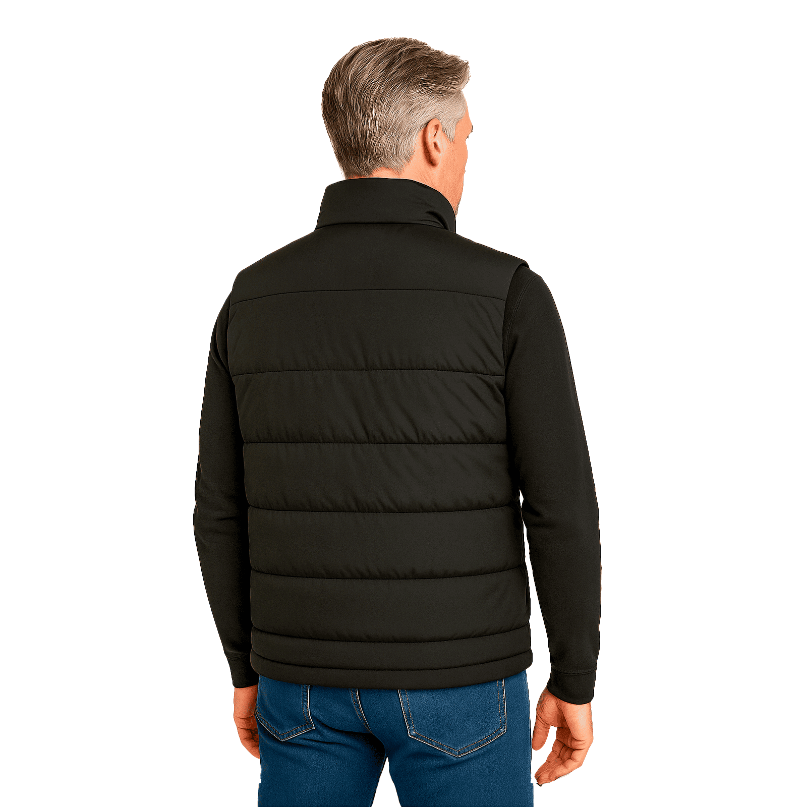 Infrarood verwarmde Bodywarmer Mannen - Zwart
