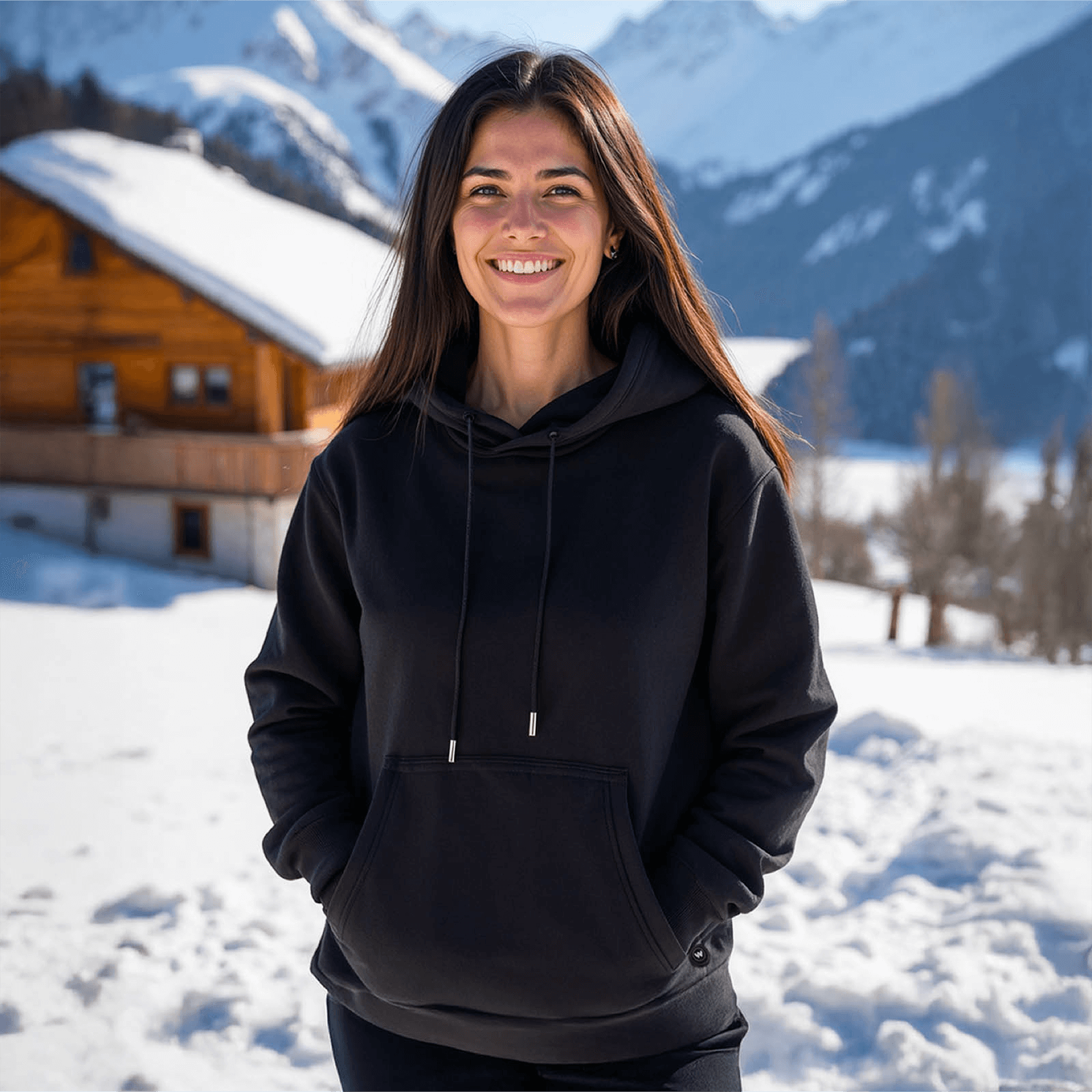 Infrarood Verwarmde Hoodie - Vrouwen