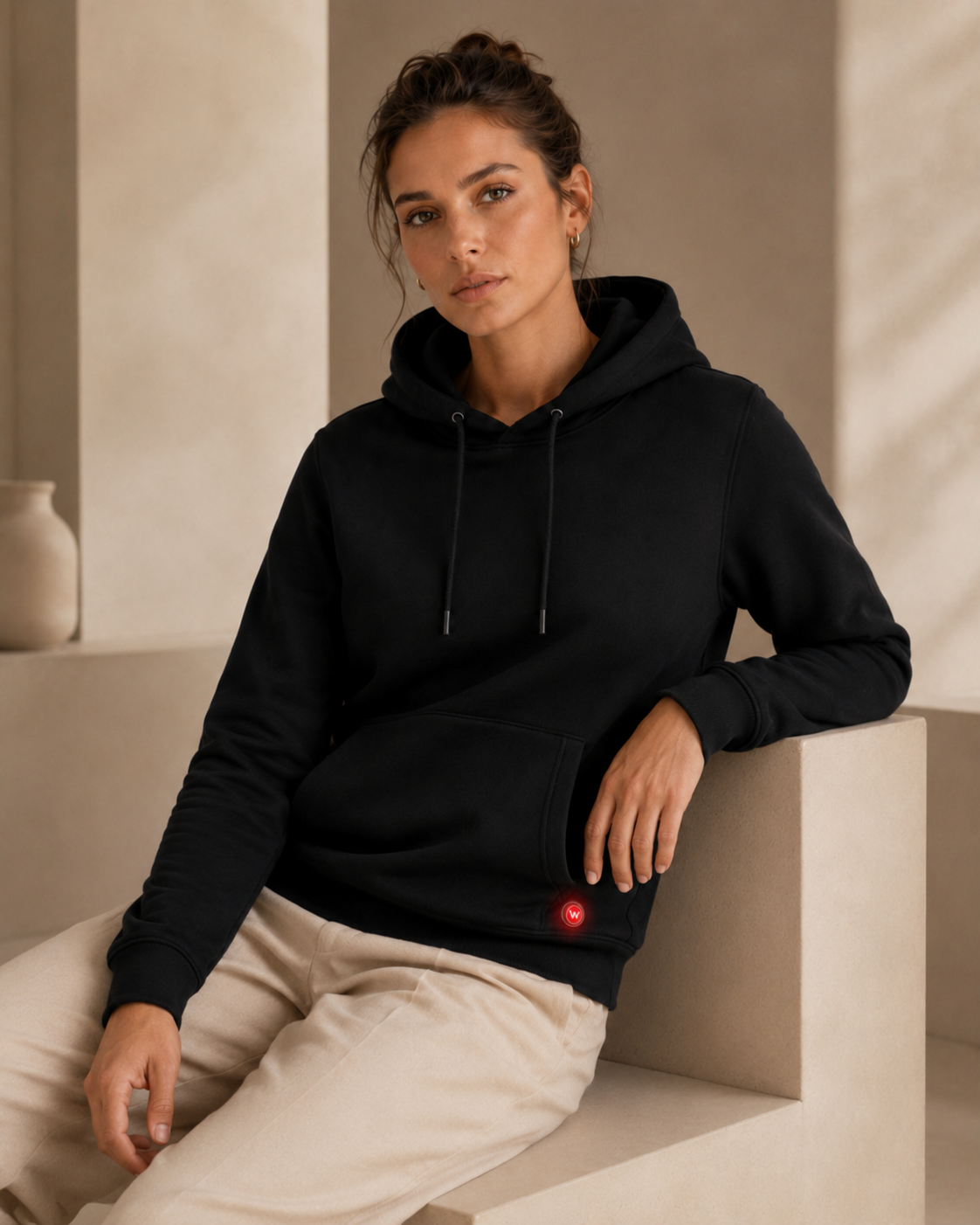 Infrarood Verwarmde Hoodie - Vrouwen