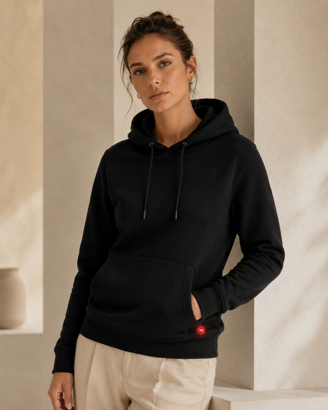 Infrarood Verwarmde Hoodie - Vrouwen