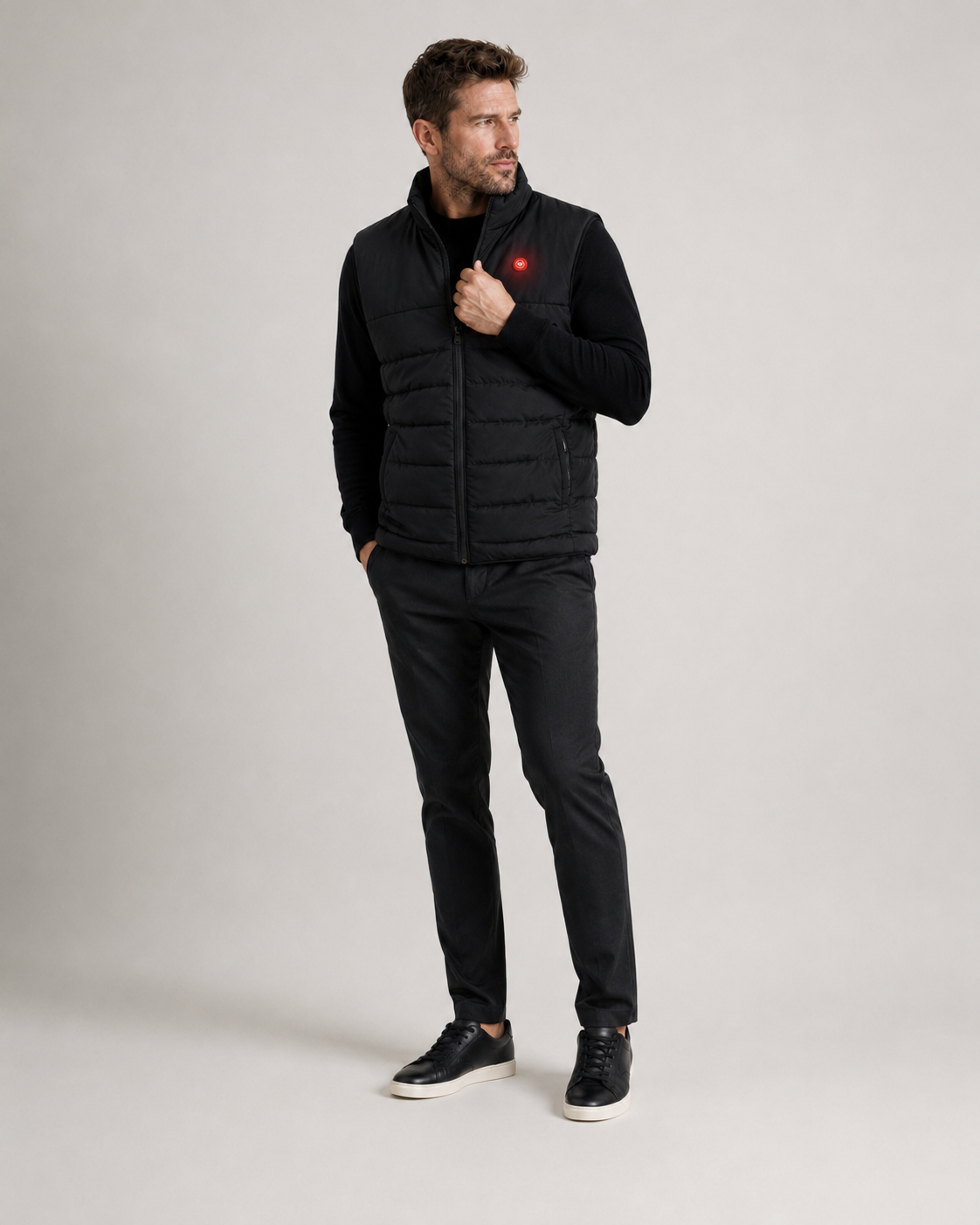 Infrarood Verwarmde Bodywarmer- Heren