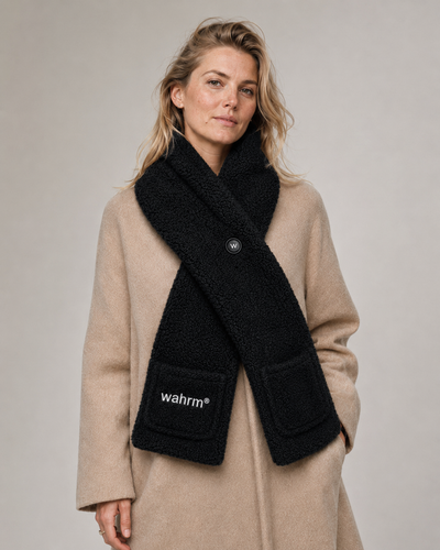 Hand warmer shawl infrared heating rechargeable-black