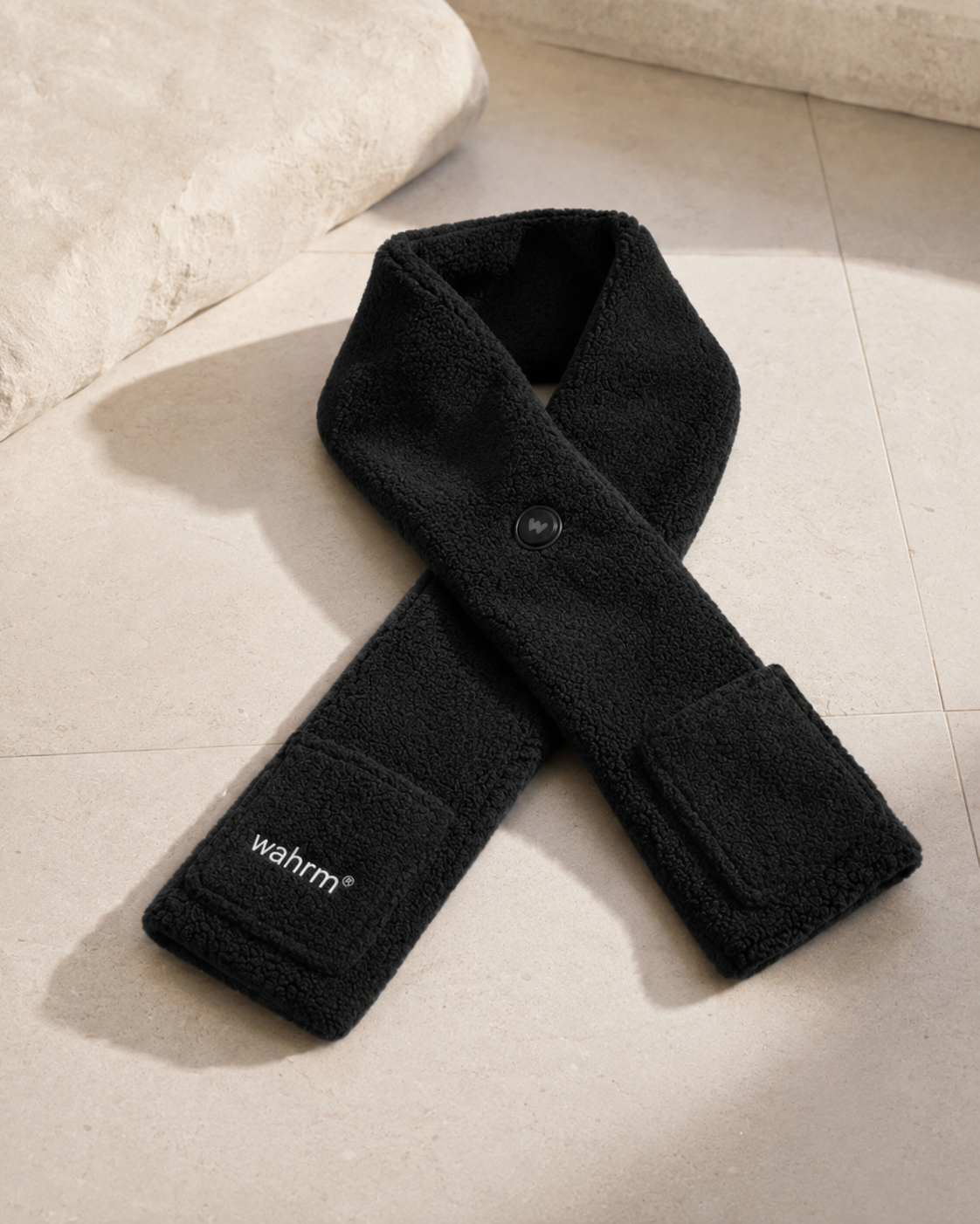 Hand warmer shawl infrared heating rechargeable-black